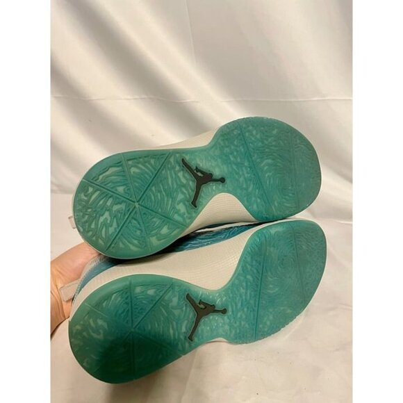 Air Jordan 2011 Warrior Pack Tech Grey/Orion Blue/Chlorine Blue Size 11 NEW - Picture 3 of 5